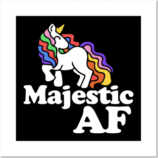 Majestic AF Unicorn Posters and Art